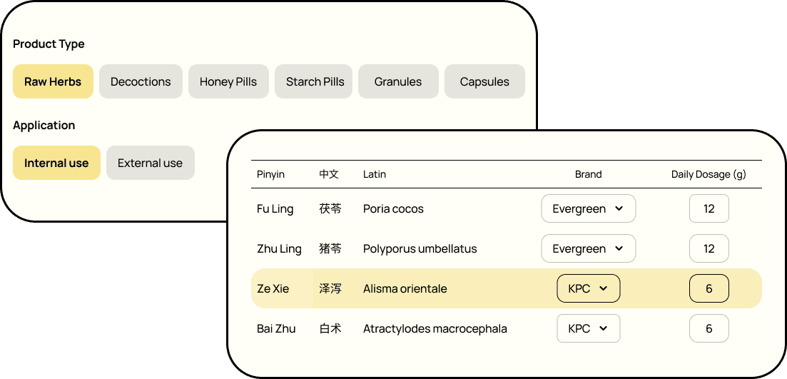 Oriental Medicine Formula